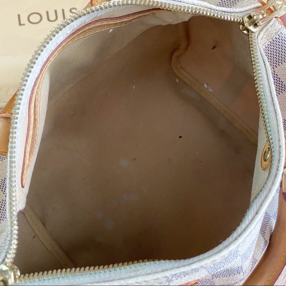 💎✨LIKE NEW✨💎 Speedy Bandouliere 25 Damier Azur - Picture 6 of 15